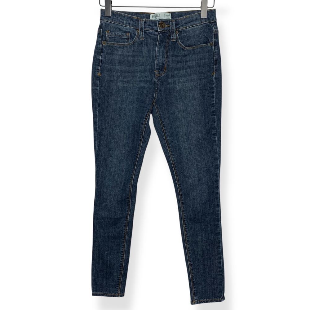 3/$20 Mudd Women's Dark Wash Blue High Rise Jean Legging Skinny Jeans US 1